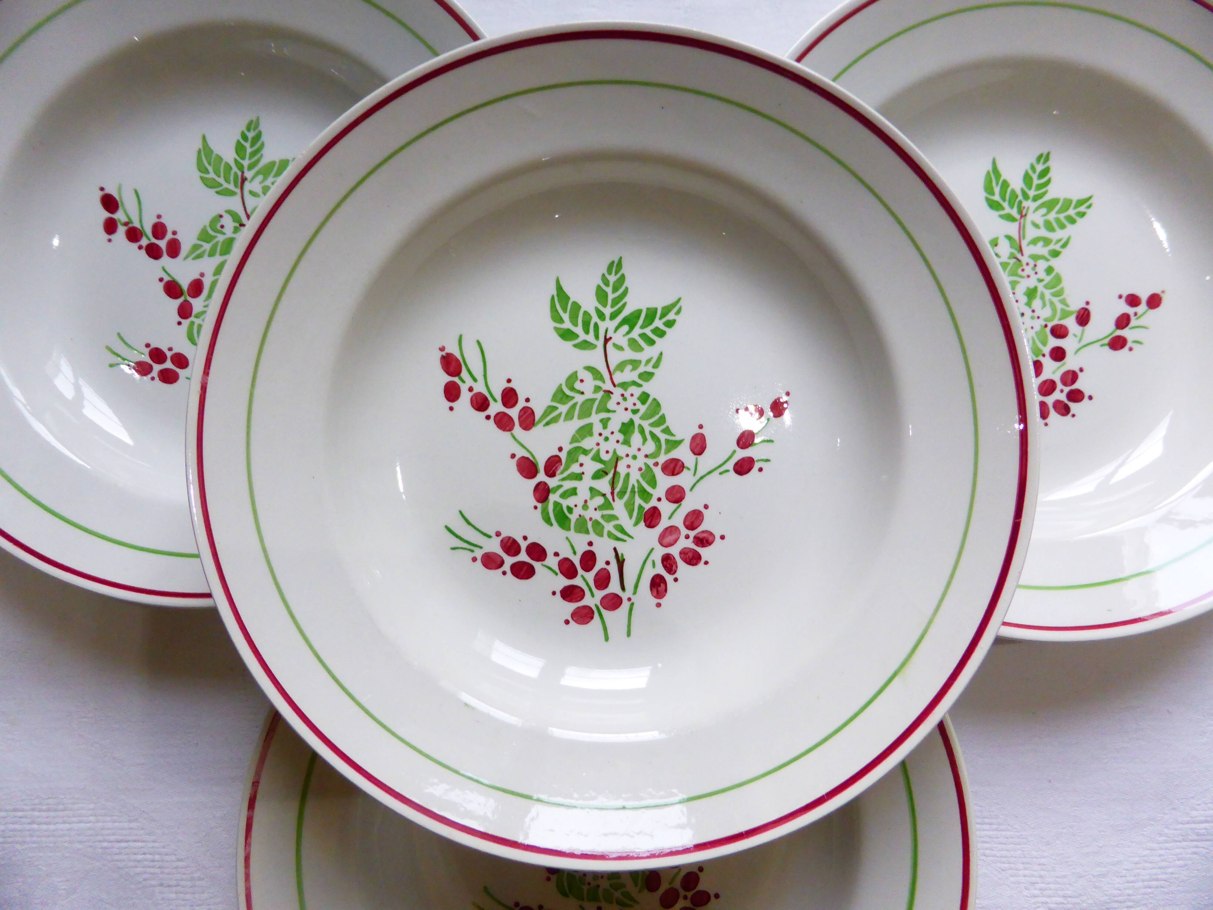 Set of 4 deep plates 2010108
