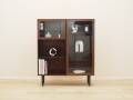 Rosewood display cabinet by Omann Jun Møbelfabrik model 6 with lighting, Denmark 1960s