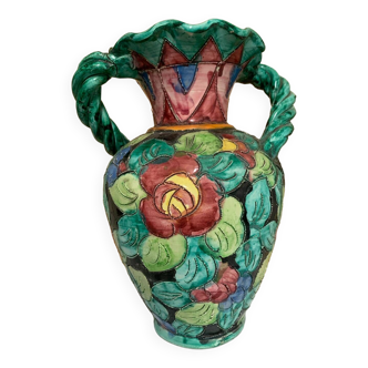 Vase en céramique vallauris