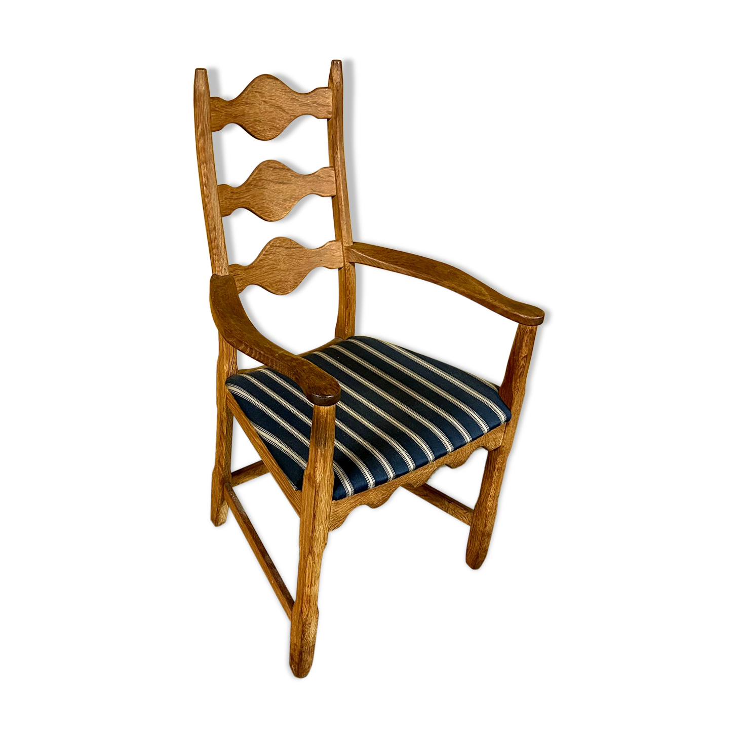 Danish vintage oak armchair 1960s