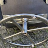 Vintage IKEA Smedsta Chrome Swivel Arm Chair