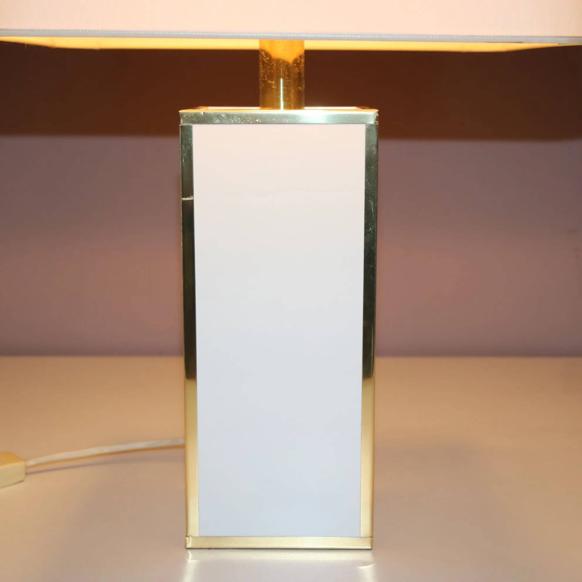 Lampe de table élégante des années 1980, provenant de Belgique