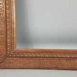 Old carved wood frame for orientalist painting 64.4x54.4 cm, leafing 50.6x40.5 cm SB