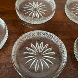 Vintage crystal coasters