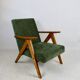 B-310 VAR armchair green olive structural - 2 pieces available