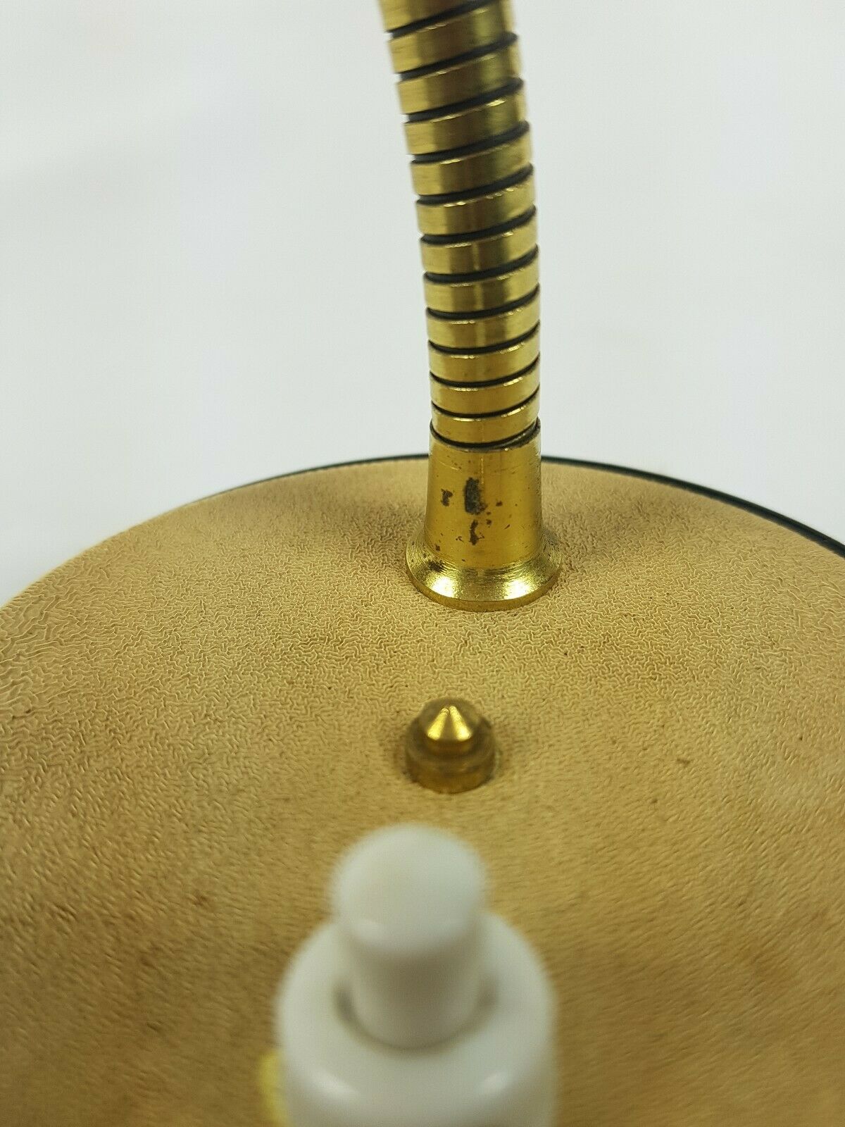 Former office lamp arm articulated in gold metal 50s