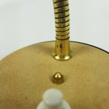 Former office lamp arm articulated in gold metal 50s