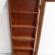 Antique oak display cabinet