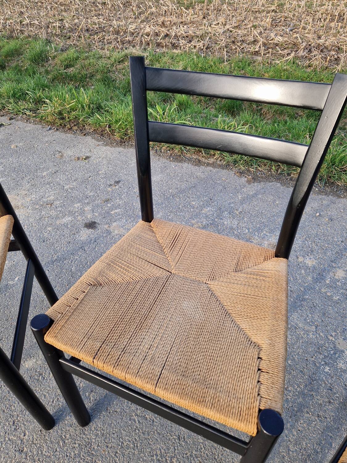 4 chaises Gessef par la manufacture Consorzio Sedie Friuli