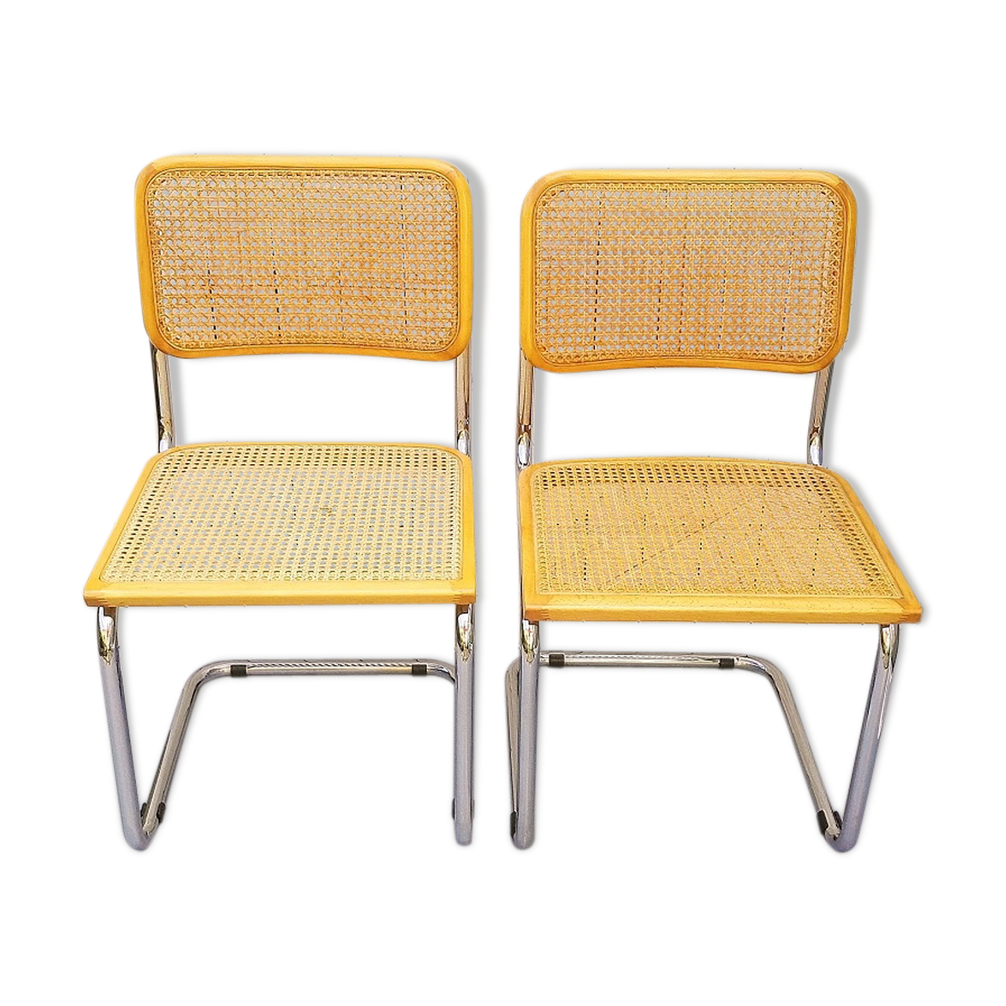 Paire de chaises cesca B32 Marcel Breuer