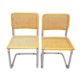 Pair of chairs Cesca B32 Marcel Breuer