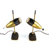 Oscar Torlasco, pair of table lamps modele 577, Lumi Milan, 1960