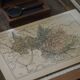 Map of Savoy, printed antique from 1889.
