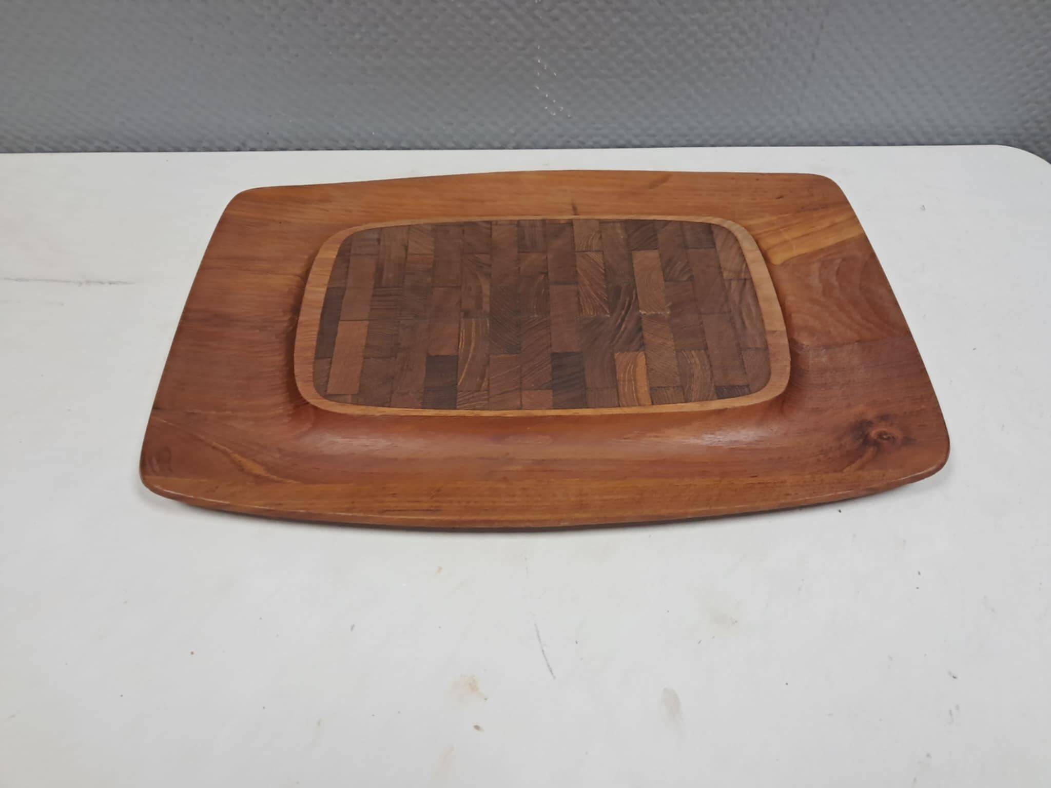 Cutting board in solid teak by Jens Harald Quistgaard (JHQ) Denmark 1960s