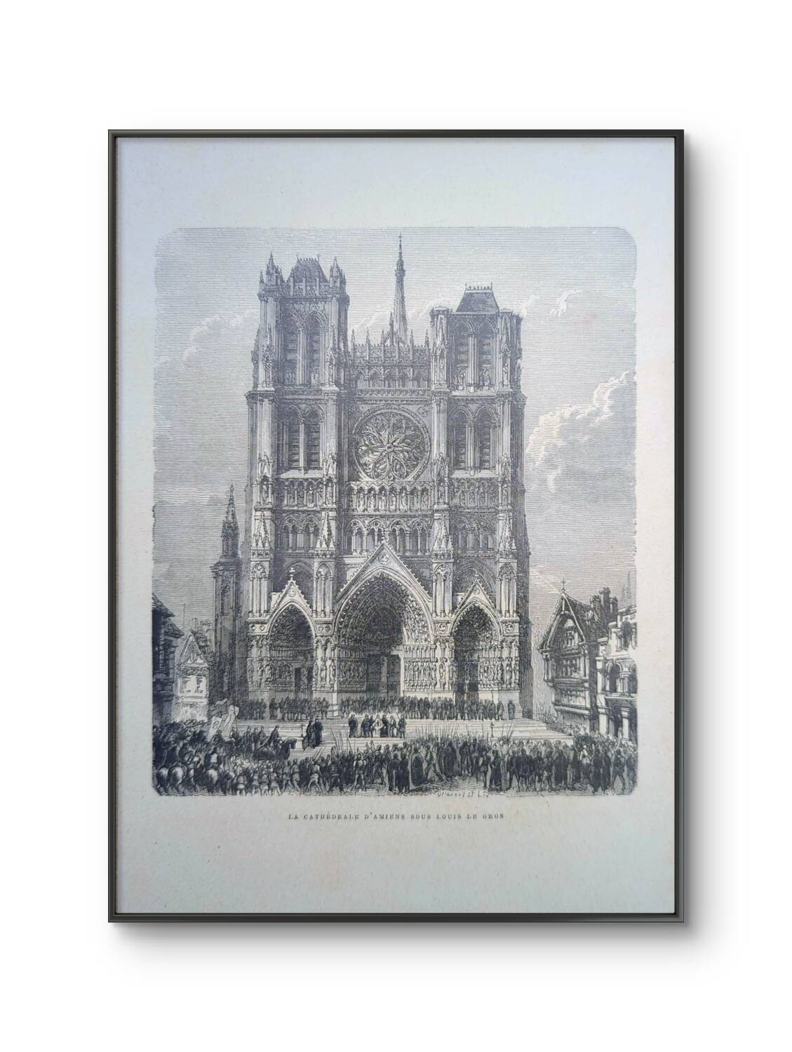 Notre-Dame d'Amiens, un original imprimé en 1895 .