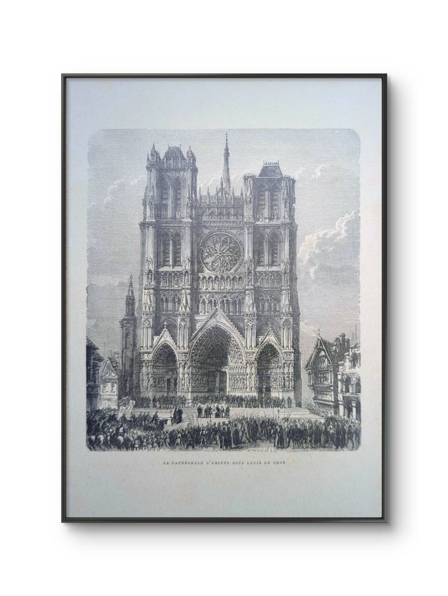 Notre-Dame d'Amiens, un original imprimé en 1895 .