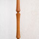 Wooden floor lamp with cotton rope shade