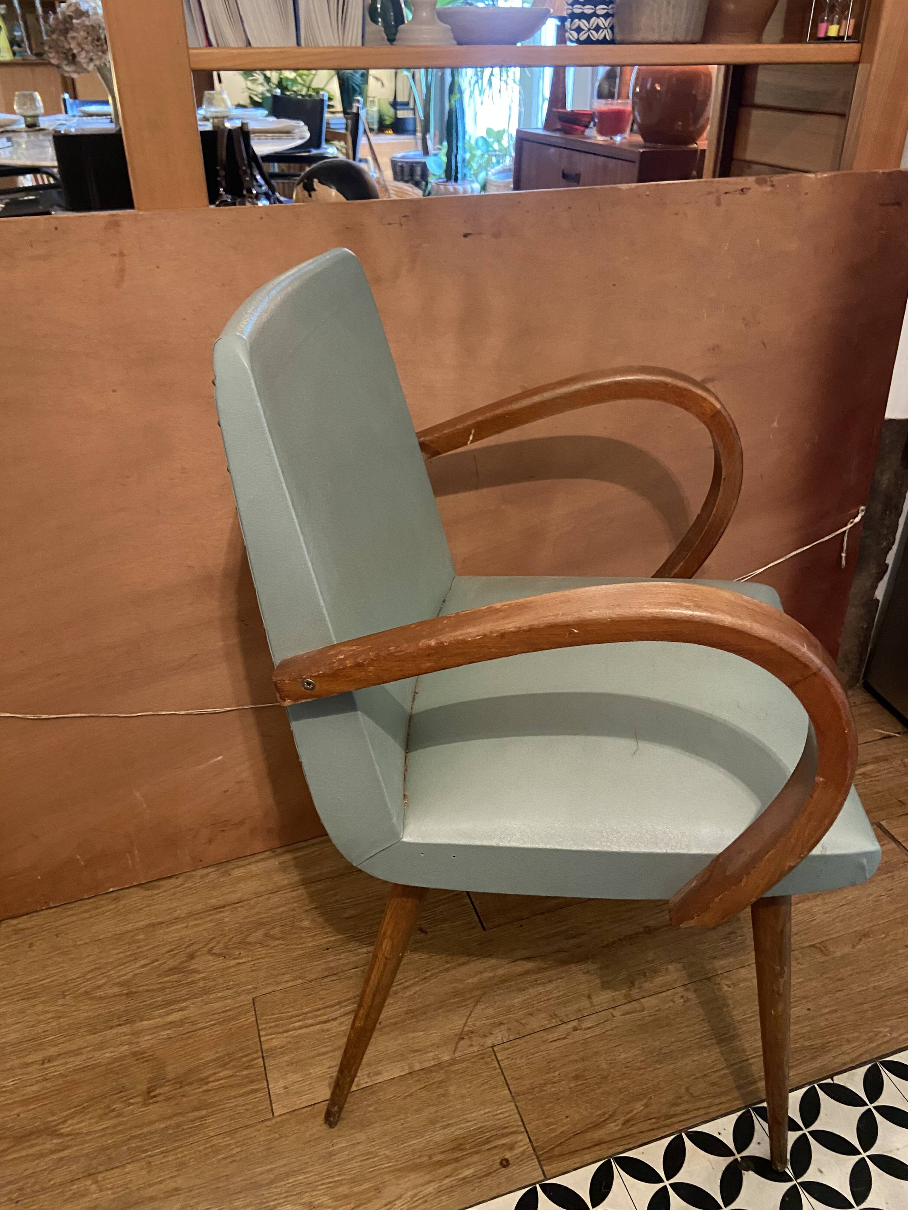 1950s bridge armchair