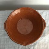 Glazed terracotta dish