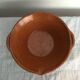 Glazed terracotta dish