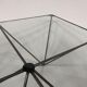 Table low vintage 60s/70s design steel wire
