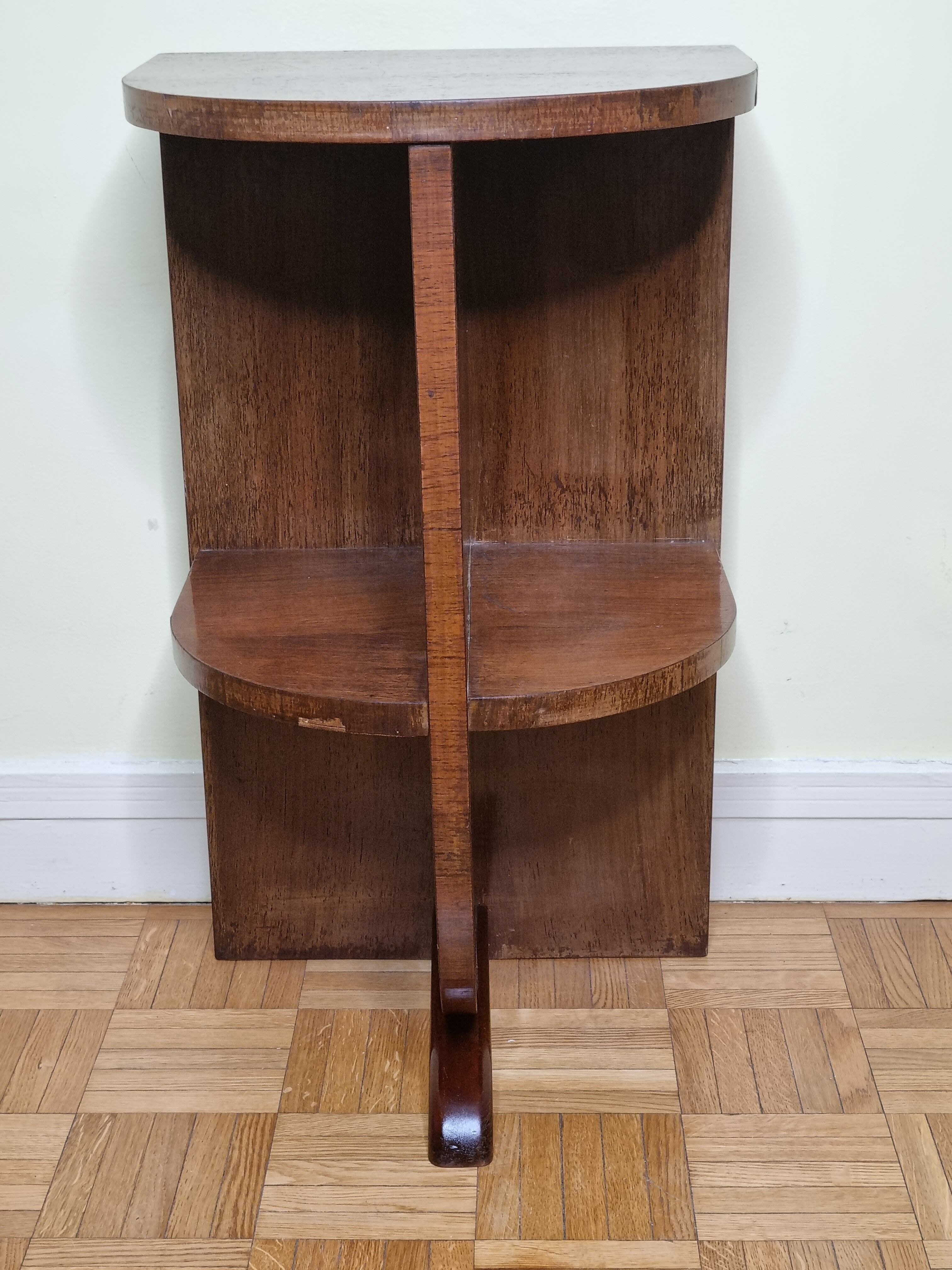 Half-round art deco style console