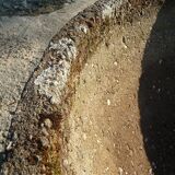 Large brutalist design garden planter bowl, germany 1960s