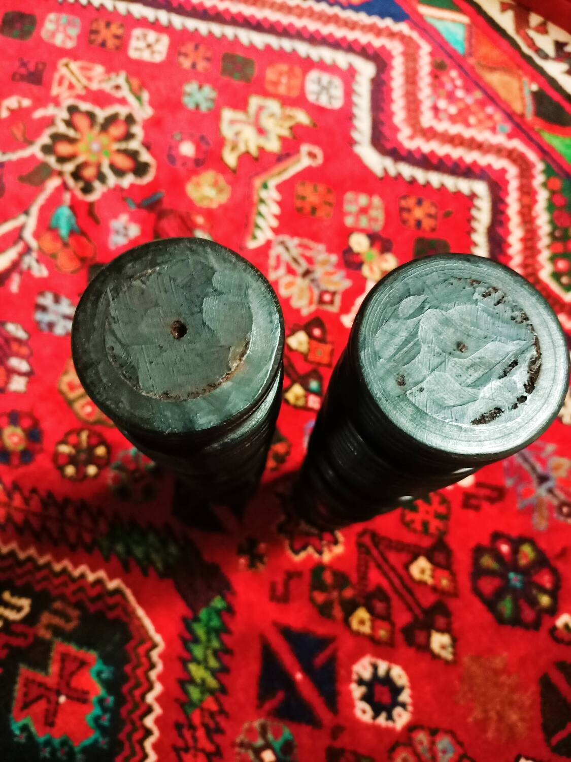 Ebony candlesticks