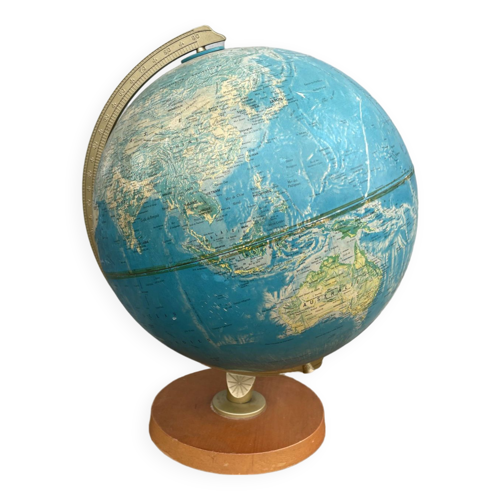 Illuminated Earth Globe