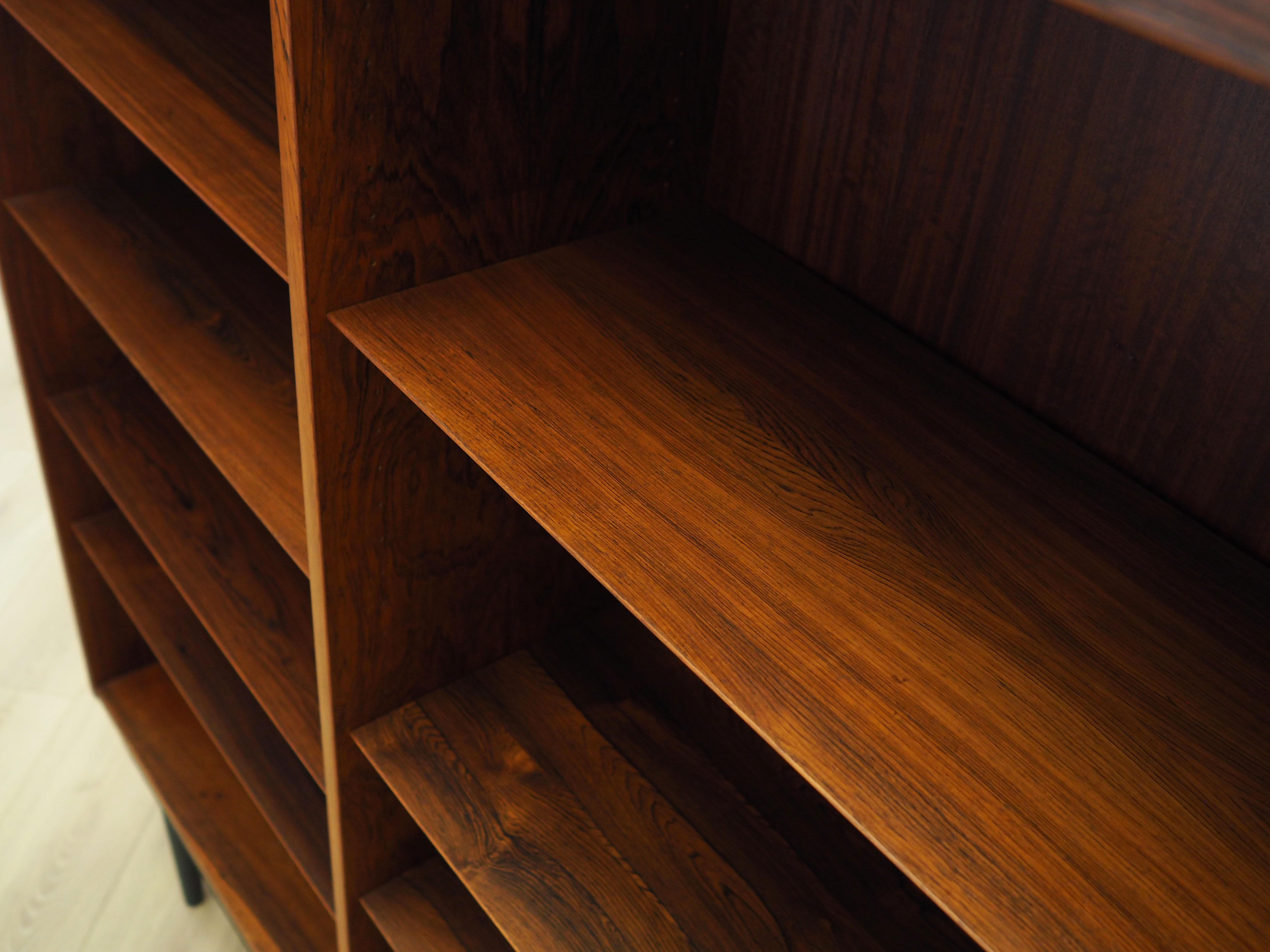 Rosewood bookcase, Danish design, 1970s, production: Hundevad
