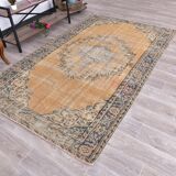 57s Orange Classic Vintage Rug 158x260Cm