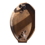 Plateau ovale  en bois