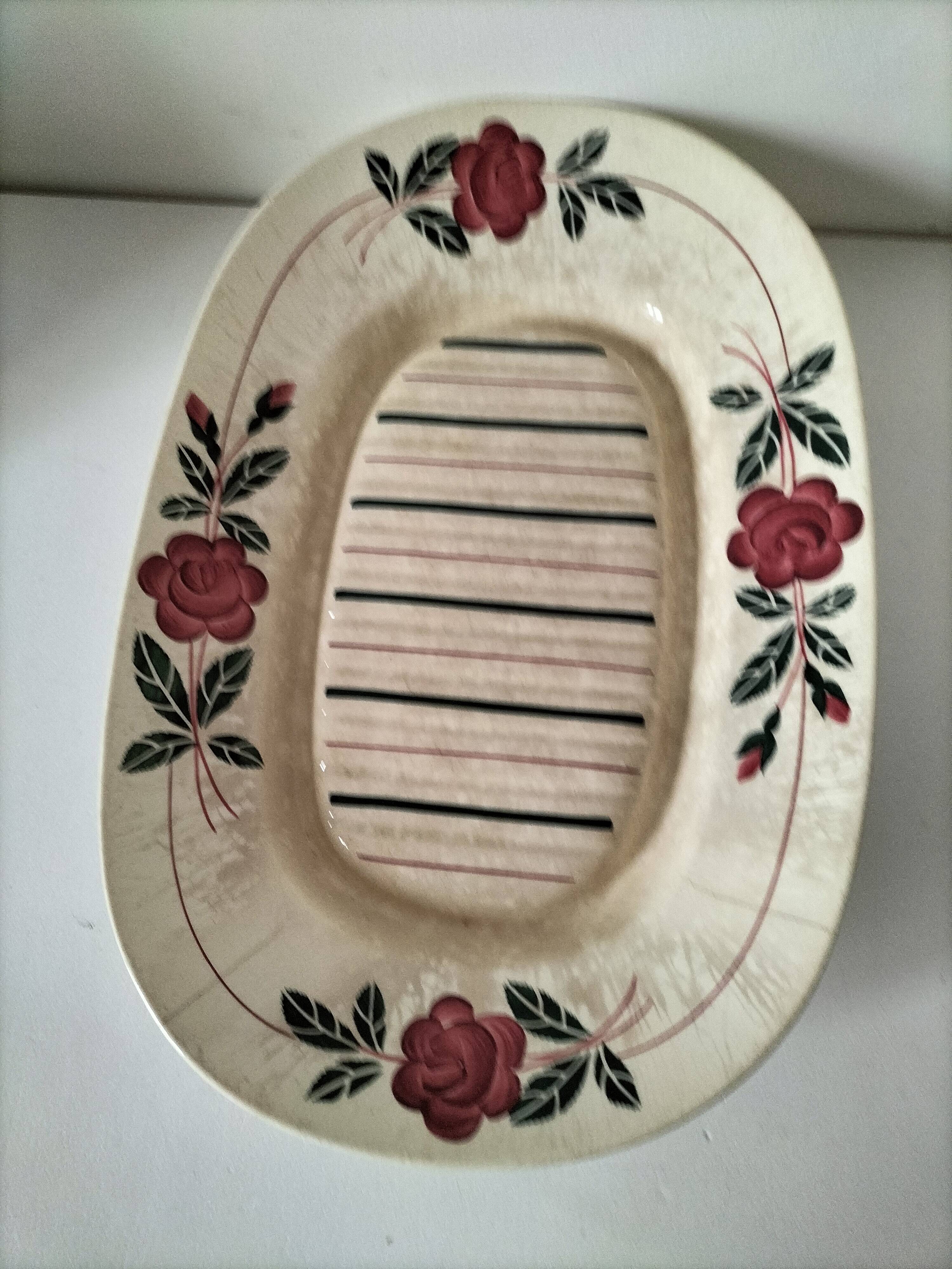 Asparagus dish HBC (Hippolyte Boulenger & Cie), 1920-1955