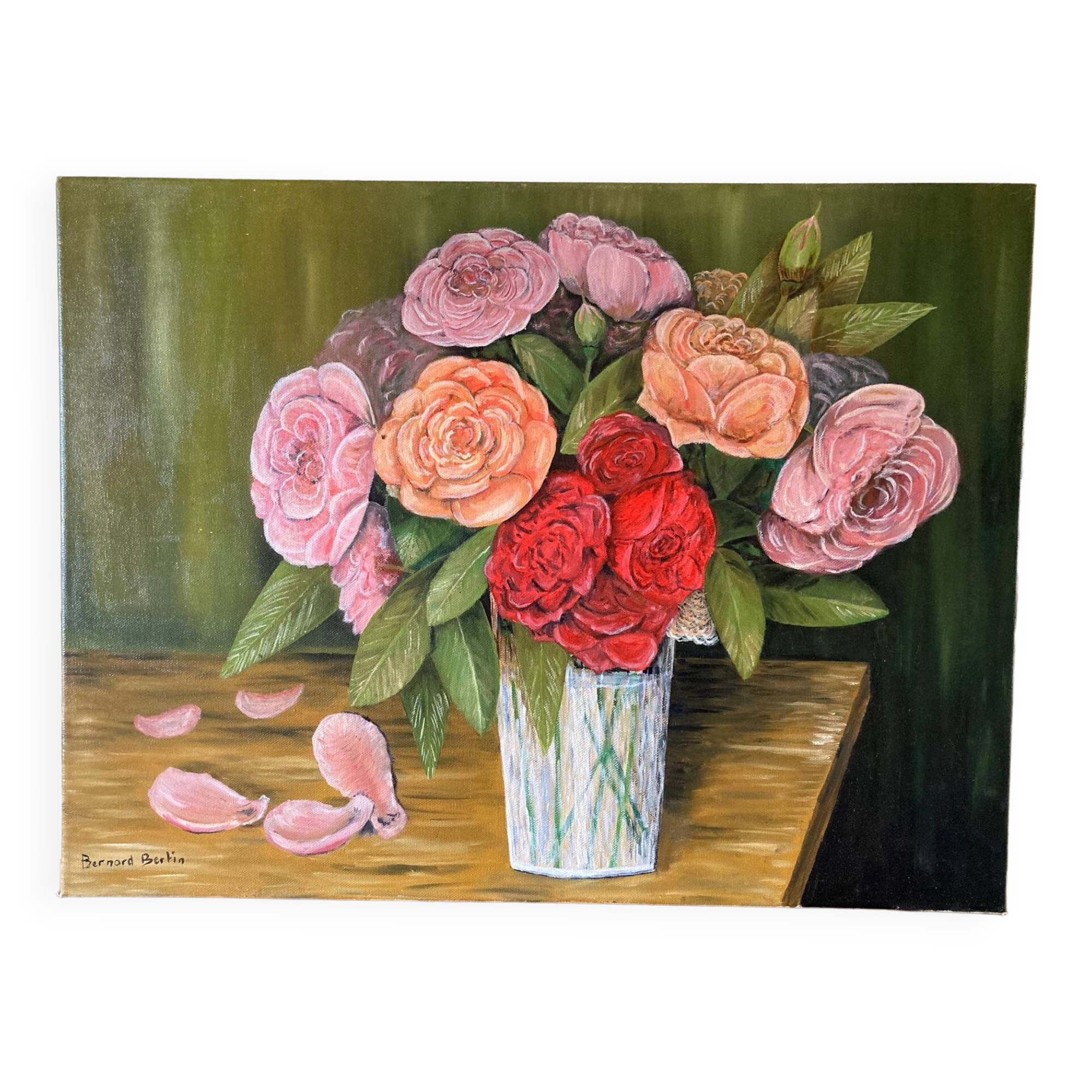 Painting The Bouquet of Roses from the Garden