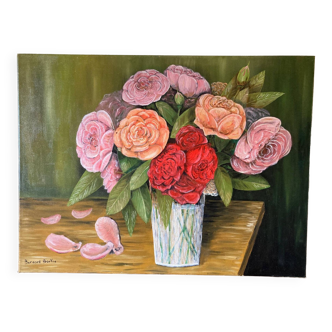 Painting The Bouquet of Roses from the Garden