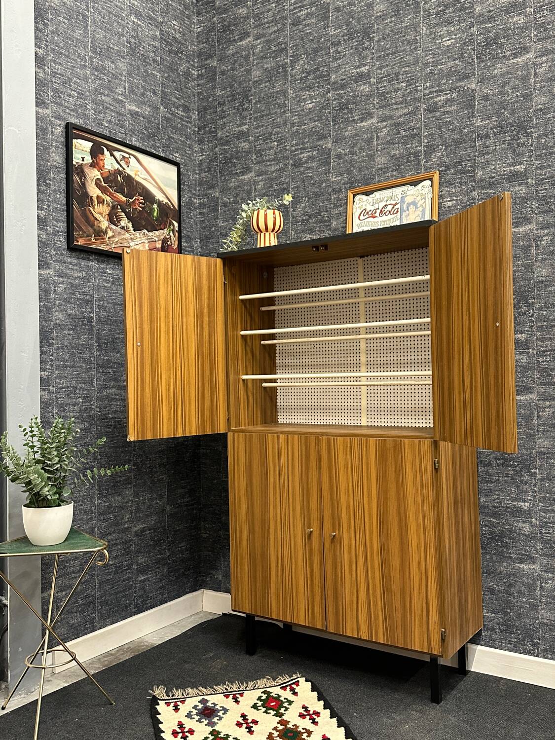 Vintage shoe cabinet