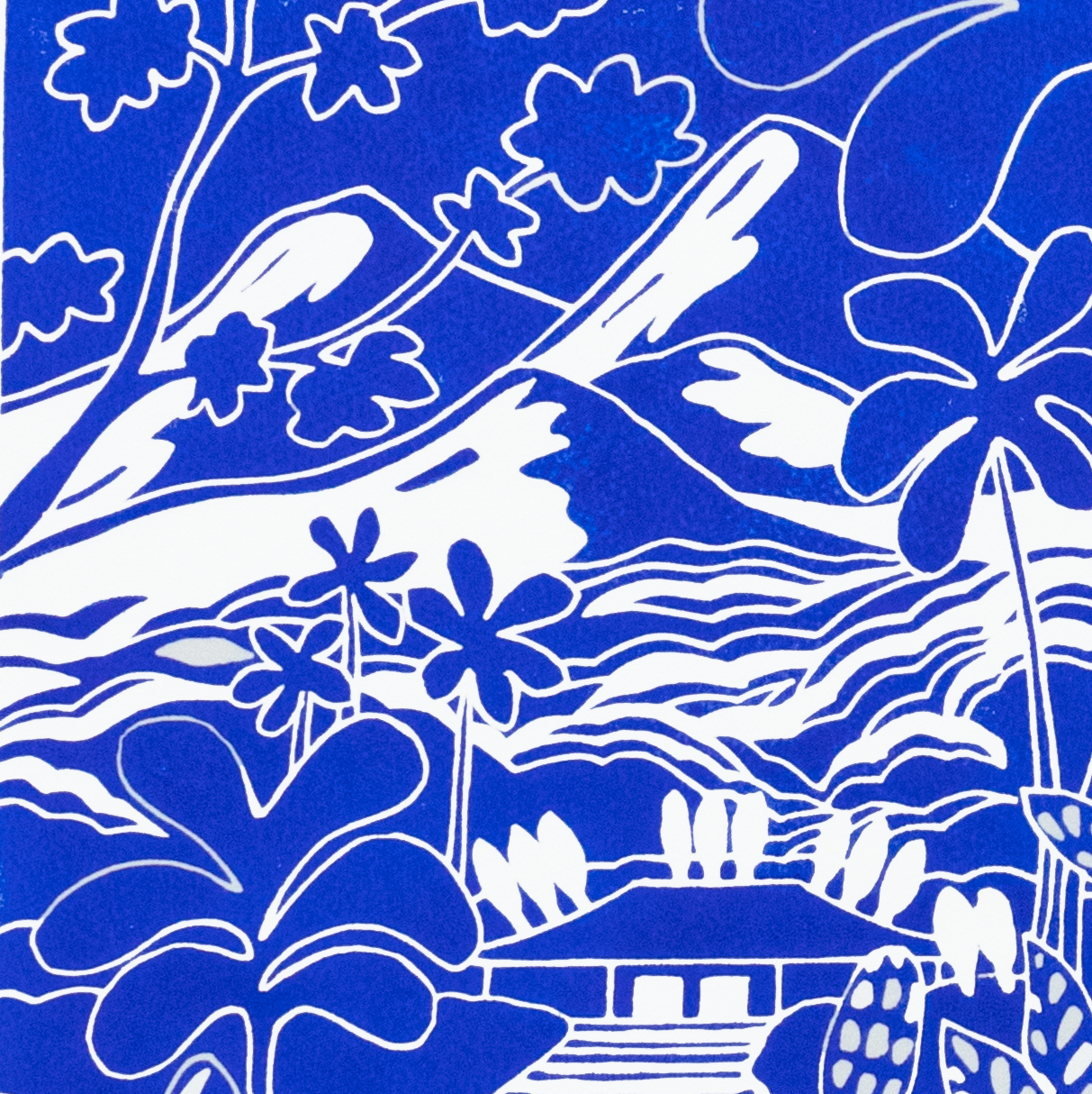 Original linocut - Balata