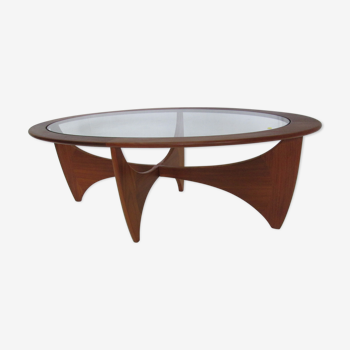 Table basse ovale Astro en teck massif