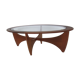 Table basse ovale Astro en teck massif
