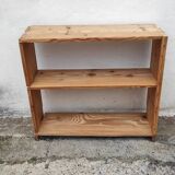 Workshop furniture shelves old wood shelving vintage industrial fir