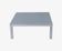 Aluminum coffee table, MDF Italia.