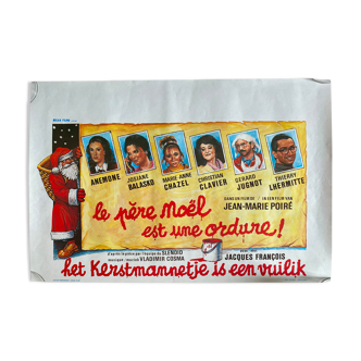 Original movie poster "Santa Claus is garbage" The team of the Splendid 36x54cm 1982