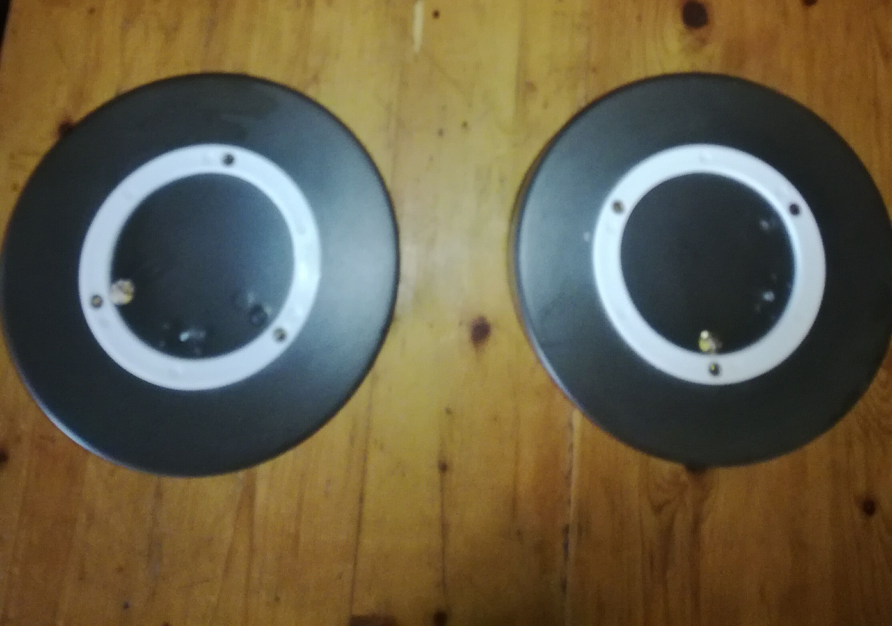 Two glass wall light