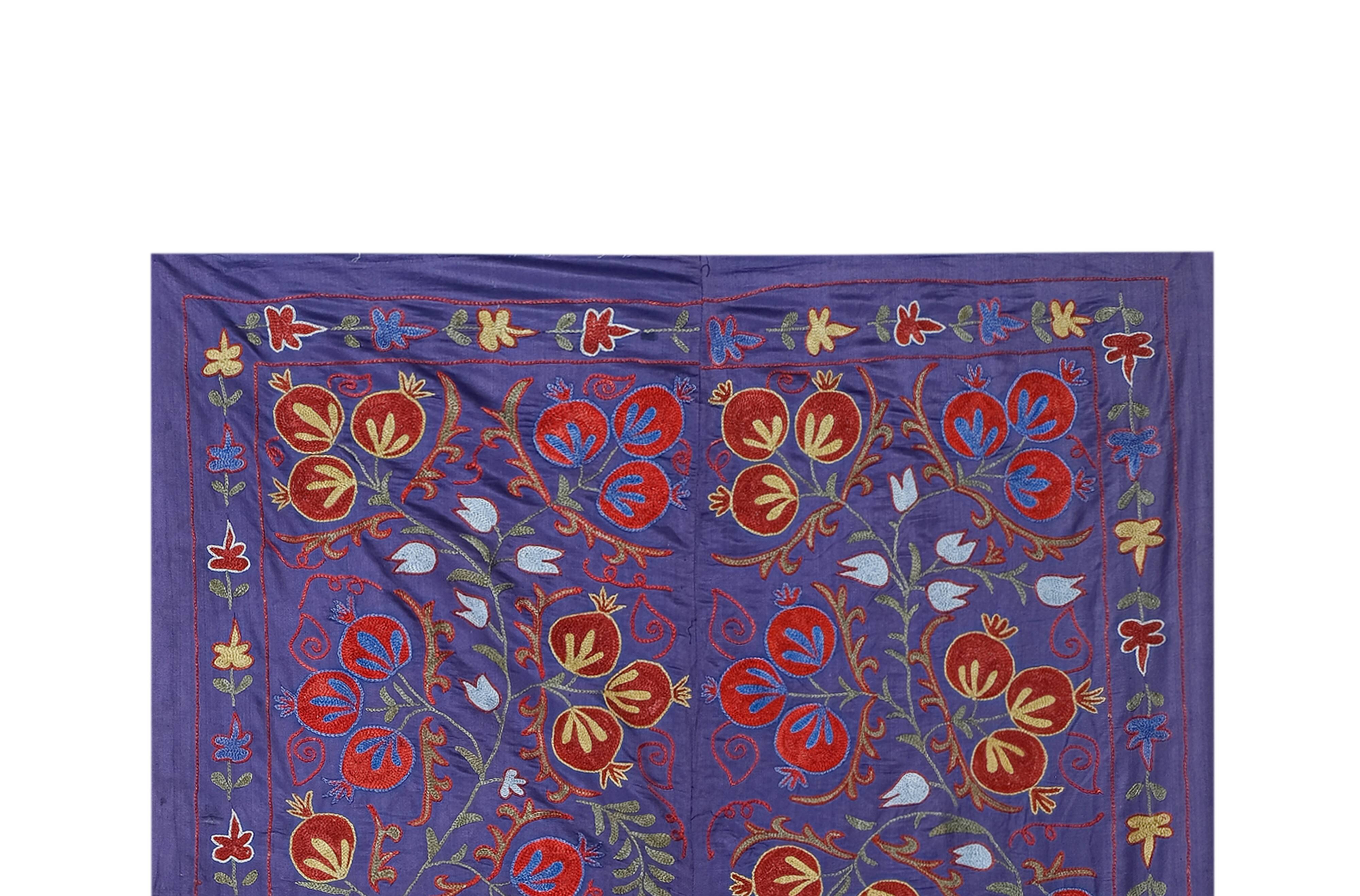 Hand knotted rug, vintage Turkish rug 104x192 cm