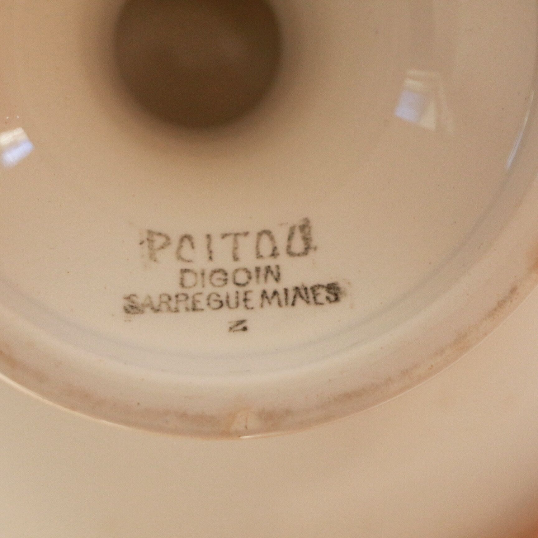 Compotier Digoin Sarreguemines Poitou