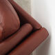 Brown leather sofa, Danish design, 1960s, production: Denmark