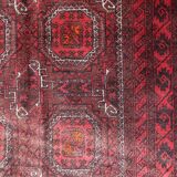 Tapis couloir baloutche afghan vintage 107 x 211 cm - tribal répétitif (1C1196)