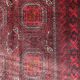 Tapis couloir baloutche afghan vintage 107 x 211 cm - tribal répétitif (1C1196)