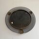 Round wall mirror in brass and black wire, 1960s, Germany