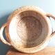 Vegetable dish soup tureen in Puisaye stoneware signed Jean-Pierre Prud’homme.
